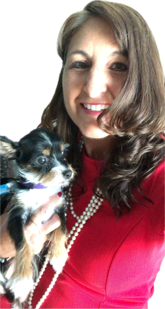 Baby and I when she parentally became a part of our family.